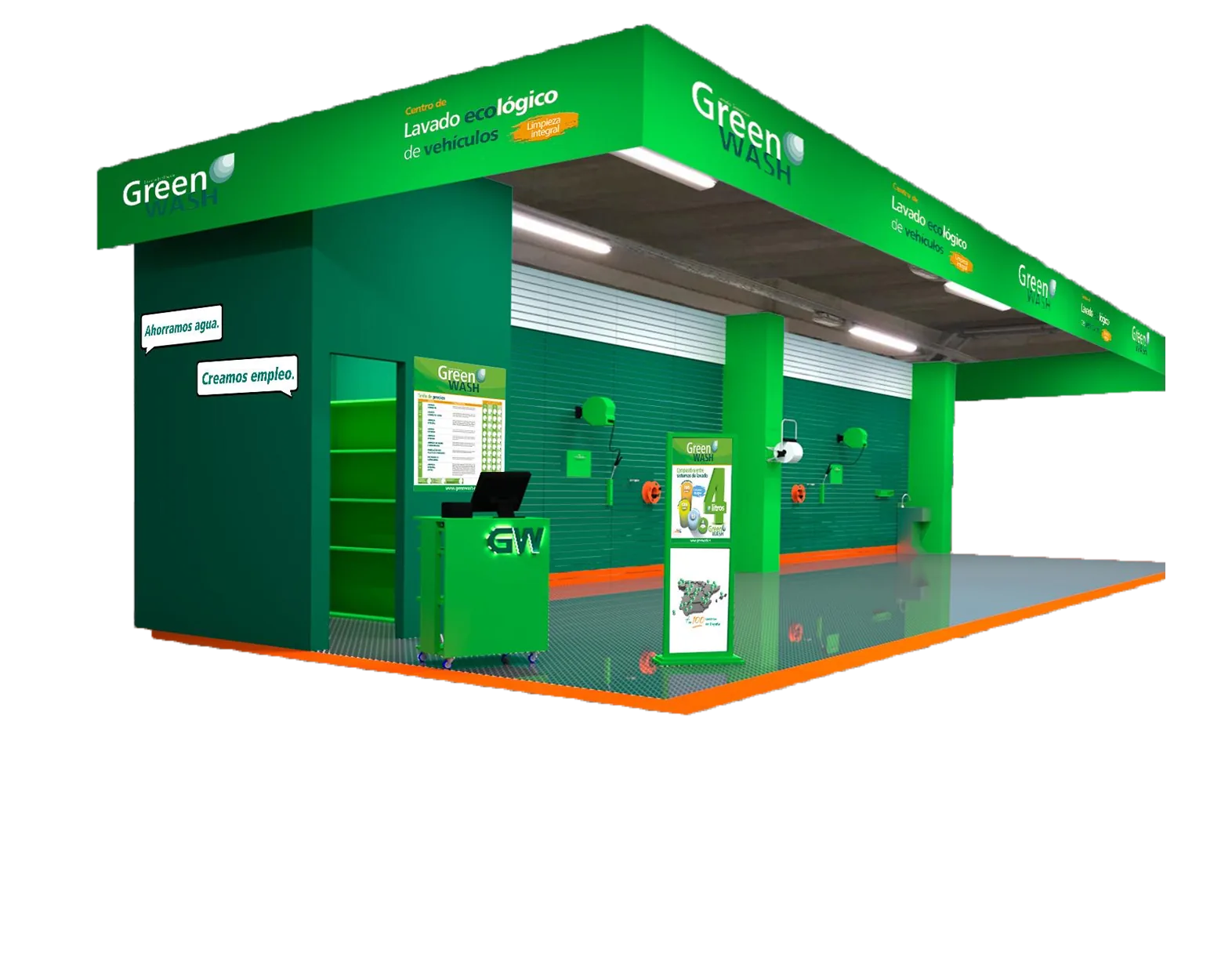 Módulos de autolavado en Venezuela Green Wash